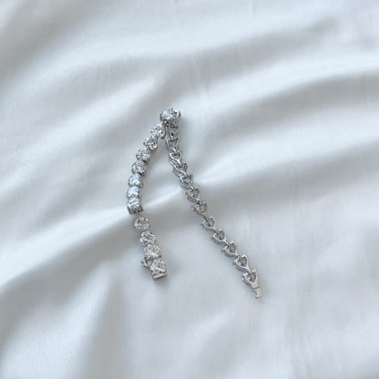 [Solara Schmuck ]0,75 Karat Elegantes, romantisches Armband in Herzform für Liebende