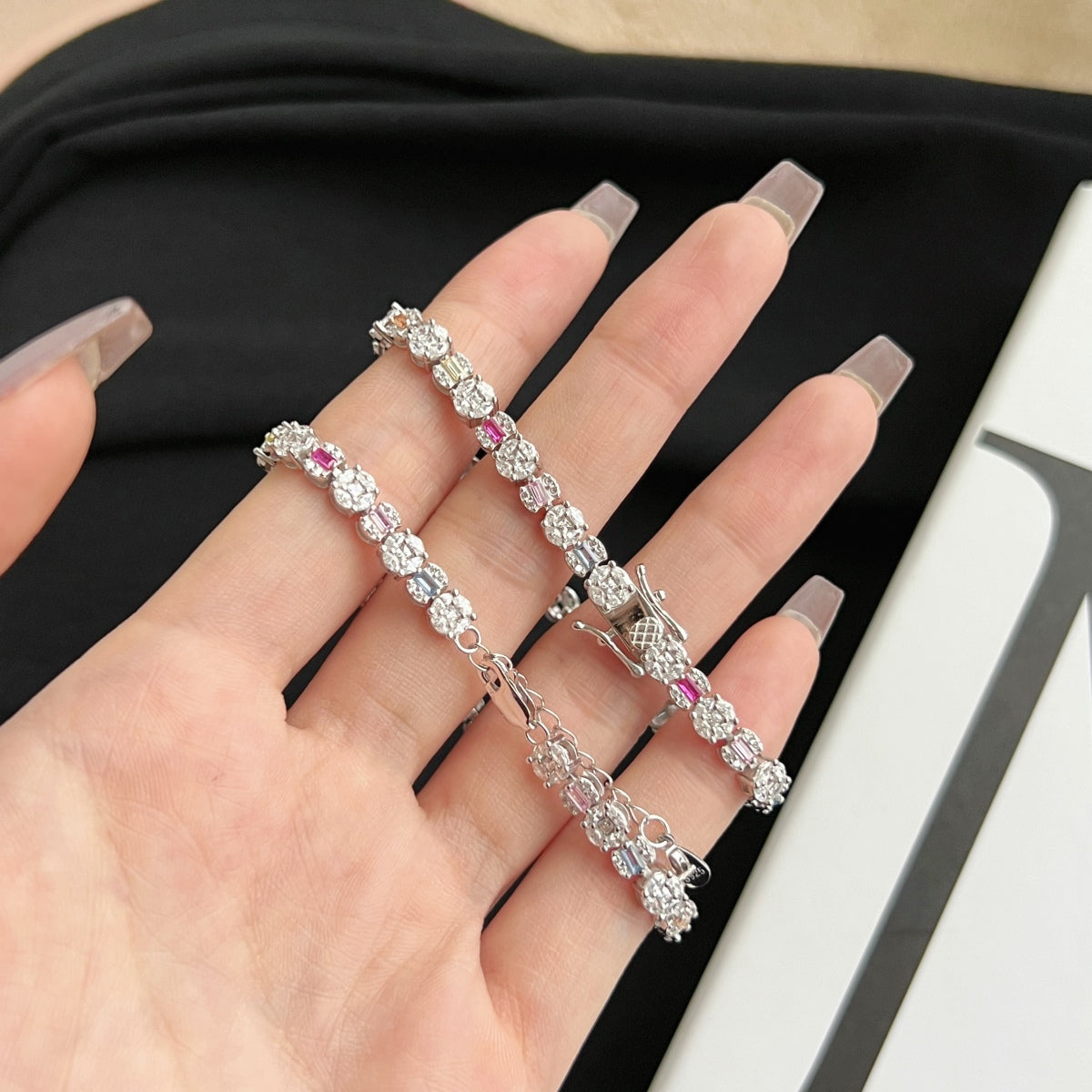 [Solara Jewelry ]Strahlendes Multicut-Armband für den Alltag