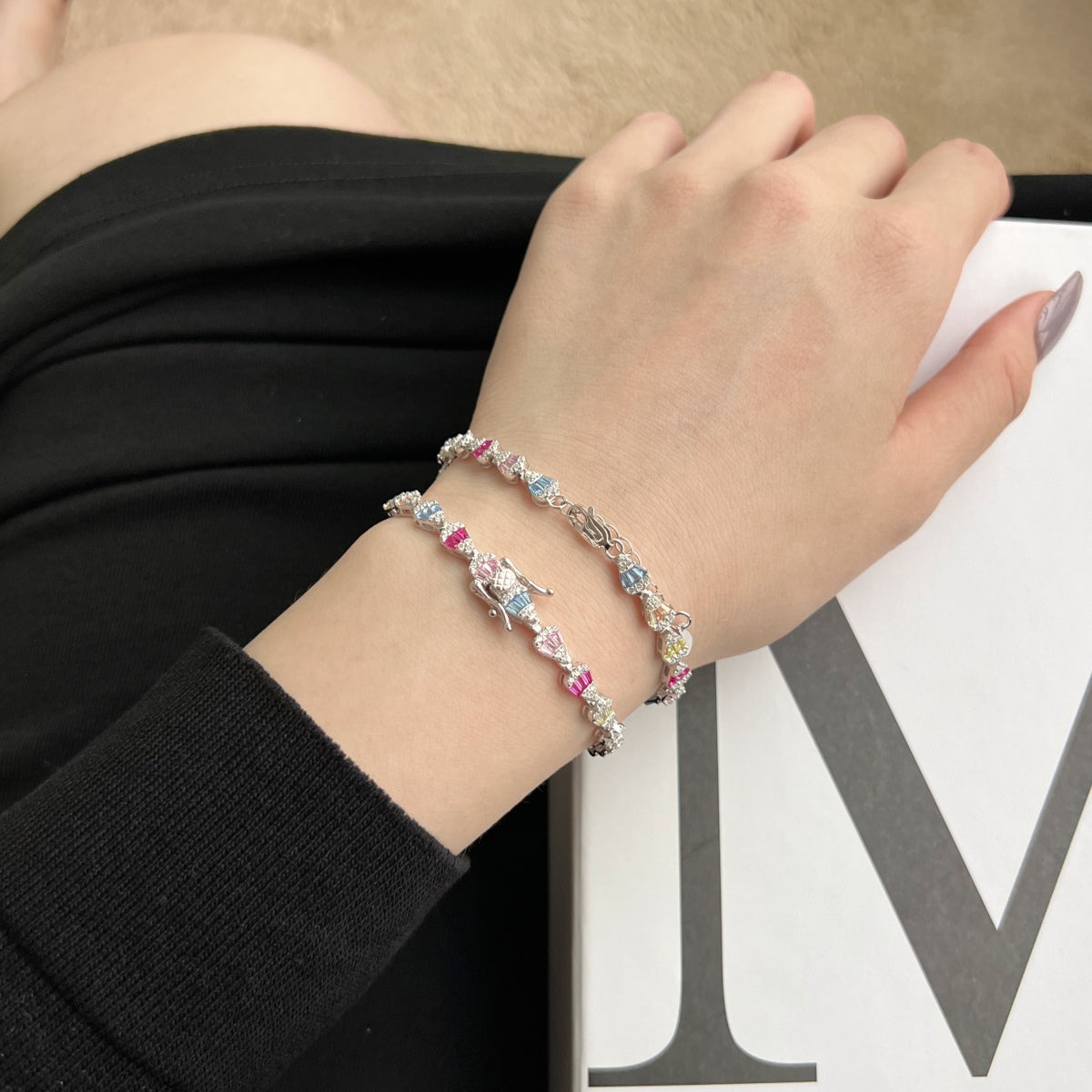 [Solara Jewelry ]Strahlendes Wassertropfen-Armband für jeden Tag