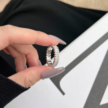 [Solara Jewelry ]Extravaganter opulenter Cocktailring mit Smaragd-Schliff
