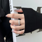 [Solara Jewelry ]Extravaganter opulenter Cocktailring mit Smaragd-Schliff