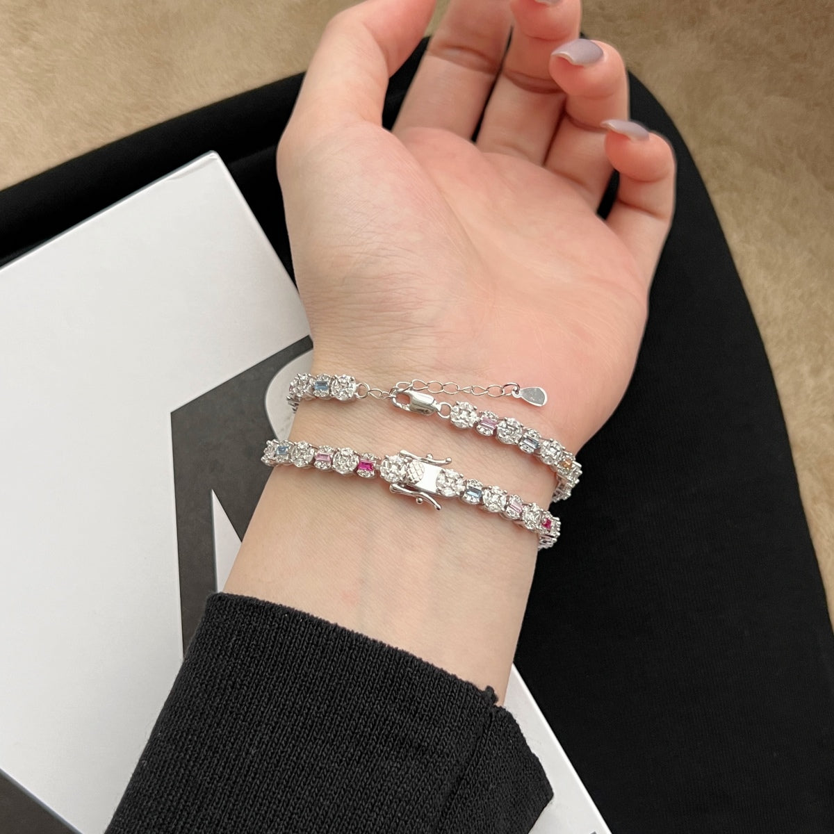 [Solara Jewelry ]Strahlendes Multicut-Armband für den Alltag