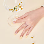 [Solara Jewelry ]Zierlicher überschwänglicher runder Alltagsring