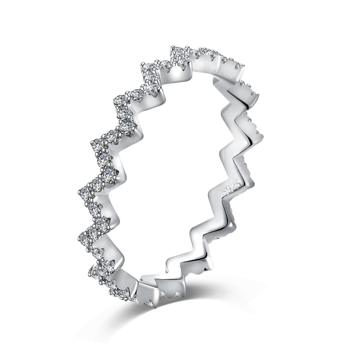 [Solara Jewelry ]Delicate Enchanting Wave Shape Daily Ring