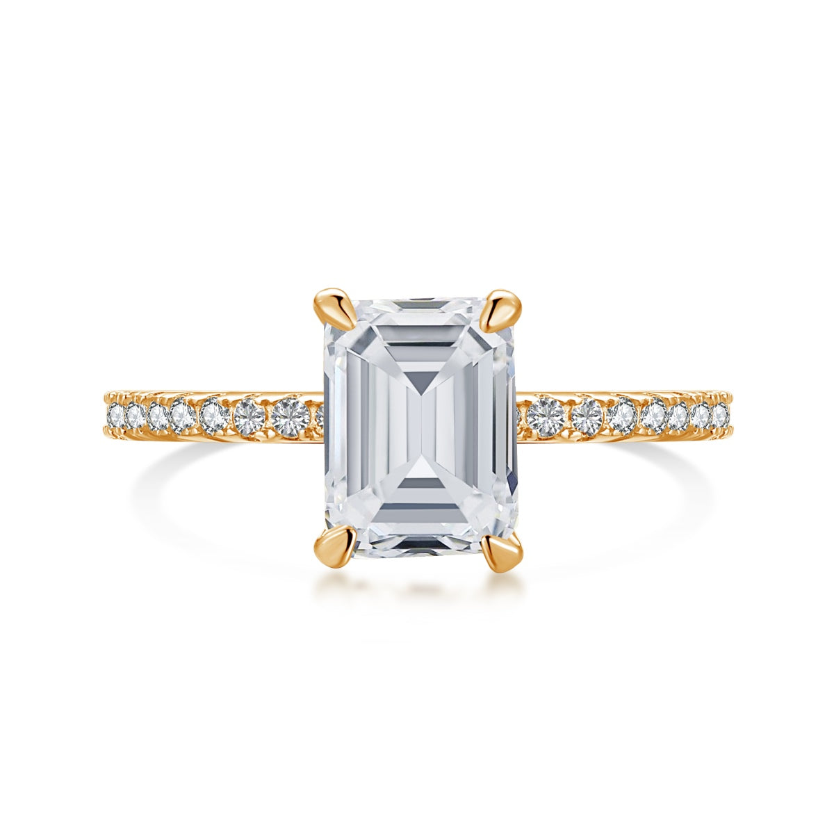 [Solara Jewelry ]2.0 Carat Scintillating Ornate Radiant Cut Party Ring