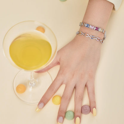 [Solara Jewelry ]Strahlendes farbenfrohes Alltagsarmband