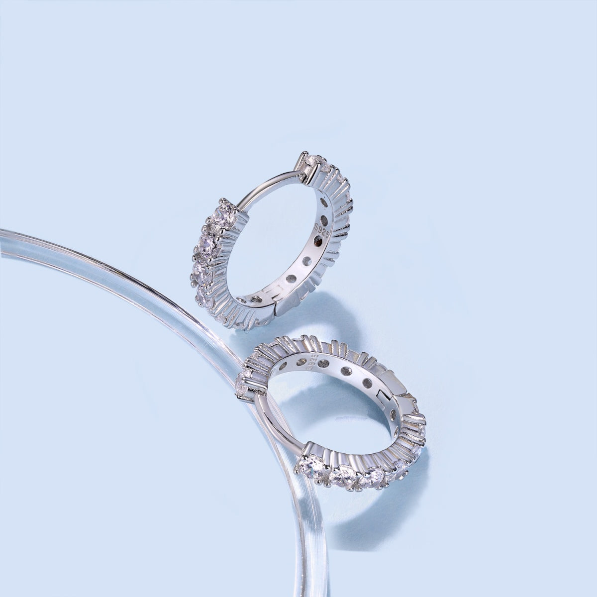 [Solara Jewelry ]ラディアント カラフル ラウンドカットピアス