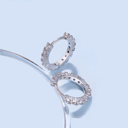 [Solara Jewelry ]ラディアント カラフル ラウンドカットピアス