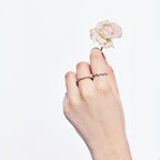 [Solara Jewelry ]Dainty Colorful Round Cut Party Ring