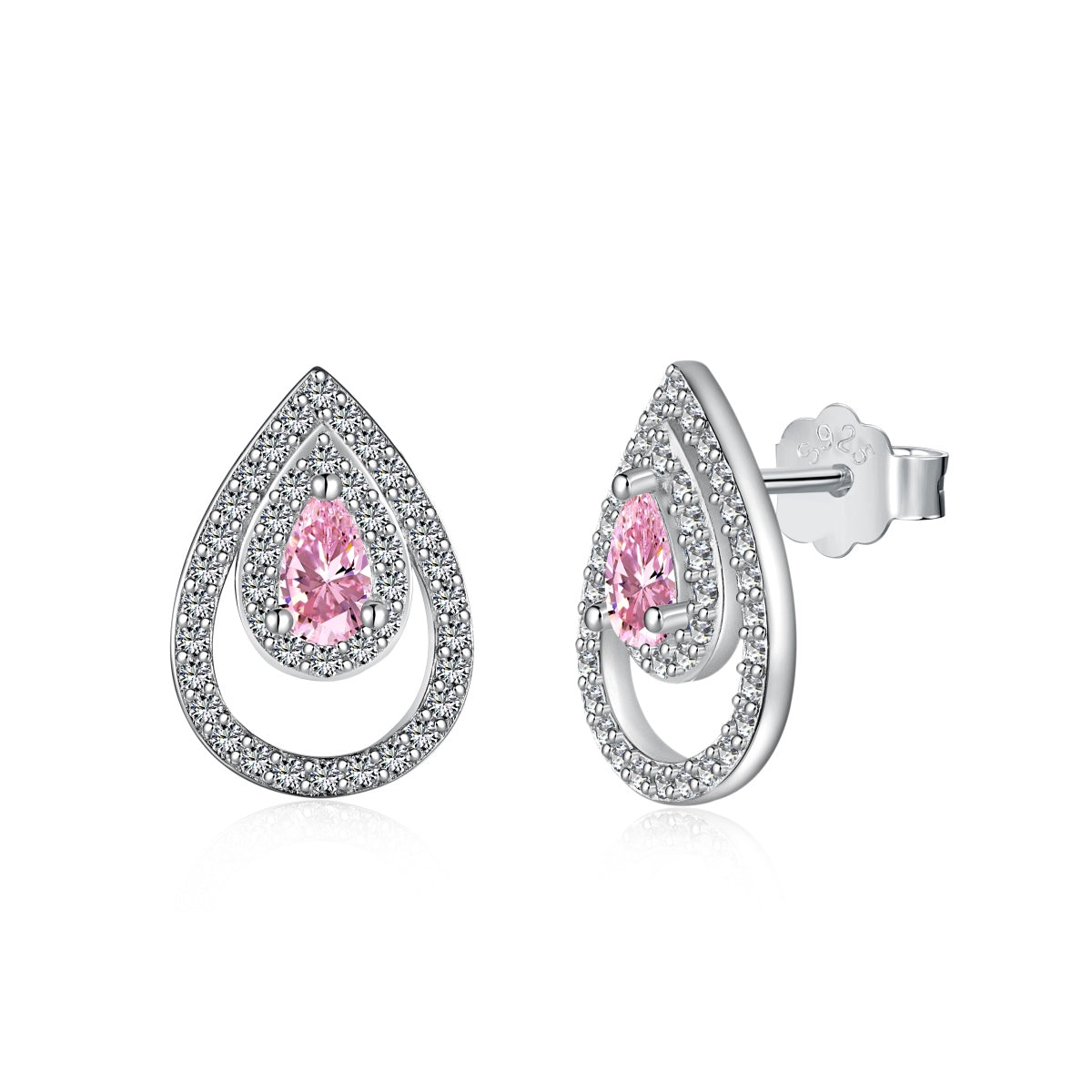 [Solara Jewelry ]煌めく繊細なウォータードロップ型デイリーピアス