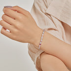 [Solara Schmuck ]Strahlendes, farbenfrohes, rundes Armband für den Alltag