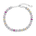 [Solara Schmuck ]Strahlendes, farbenfrohes, rundes Armband für den Alltag