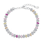 [Solara Schmuck ]Strahlendes, farbenfrohes, rundes Armband für den Alltag