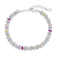 [Solara Jewelry ]Radiant Colorful Round Shape Daily Bracelet