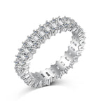 [Solara Jewelry ]Extravaganter opulenter Cocktailring mit Smaragd-Schliff