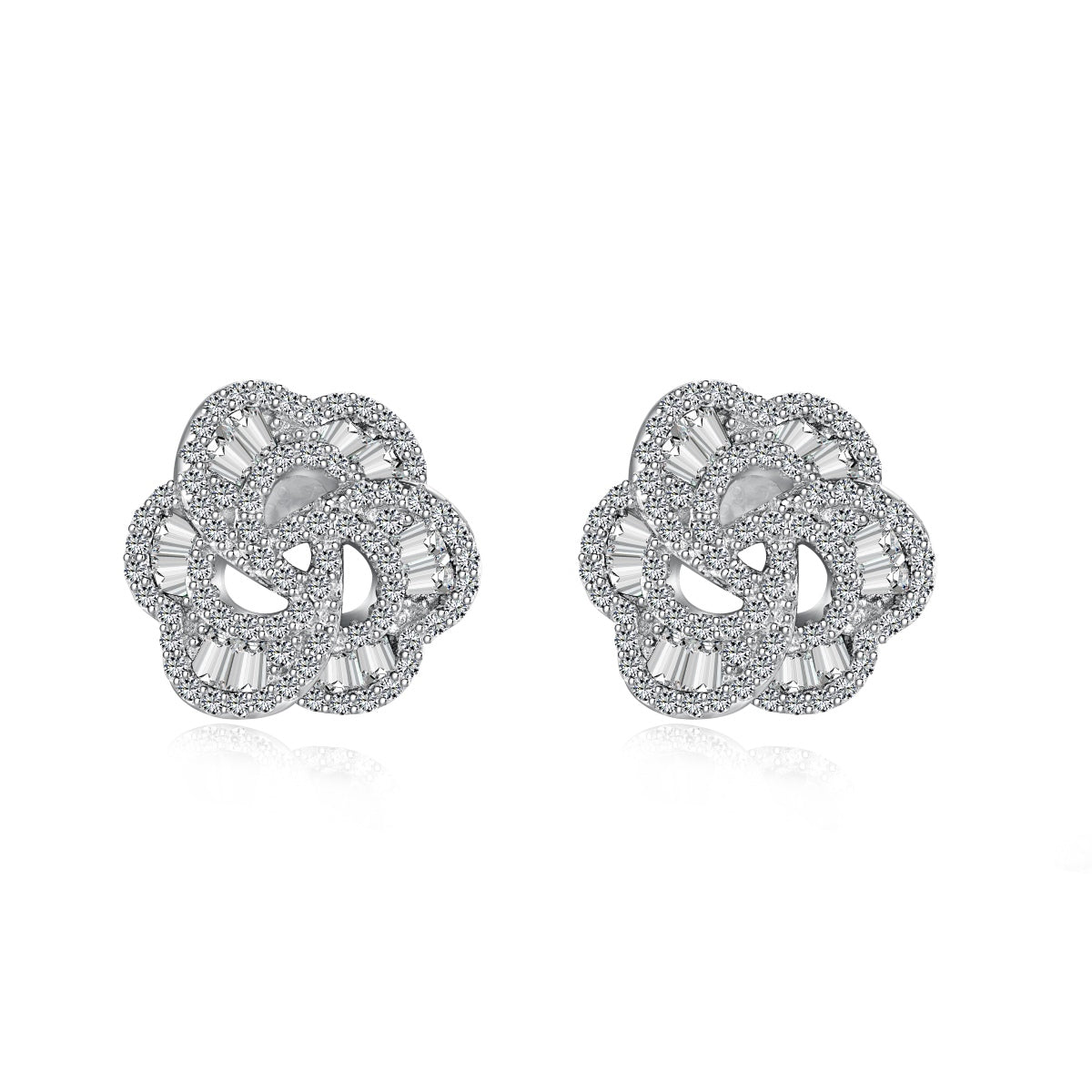 [Solara Jewelry ]可憐な花型デイリーイヤリング