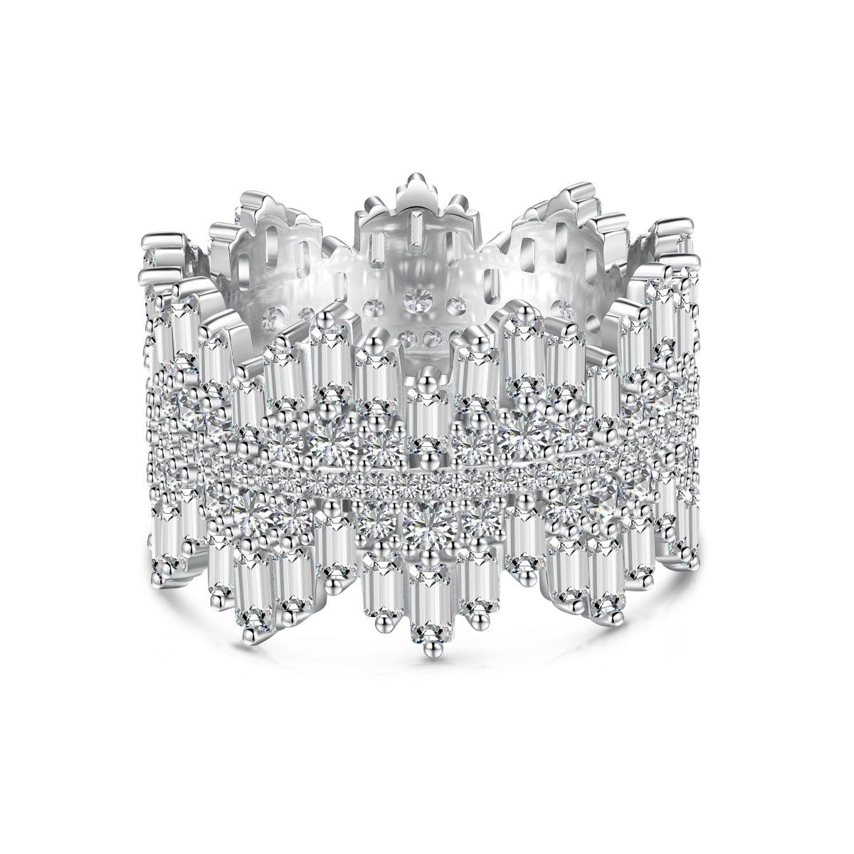 [Solara Jewelry ]Luxurious Colorful Radiant Cut Daily Ring
