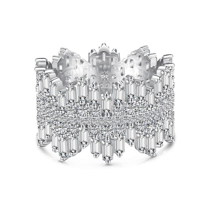 [Solara Jewelry ]Luxurious Colorful Radiant Cut Daily Ring