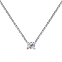 [Solara Jewelry ]4.0 Carat Elegant Radiant Cut Necklace