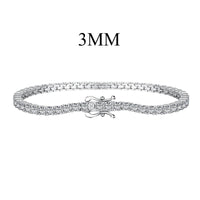 [Solara Jewelry ]Dainty Charming Round Cut Tennis Bracelet
