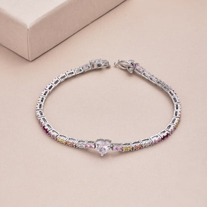 [Solara Jewelry ]Zartes romantisches Herzform-Armband für Verliebte
