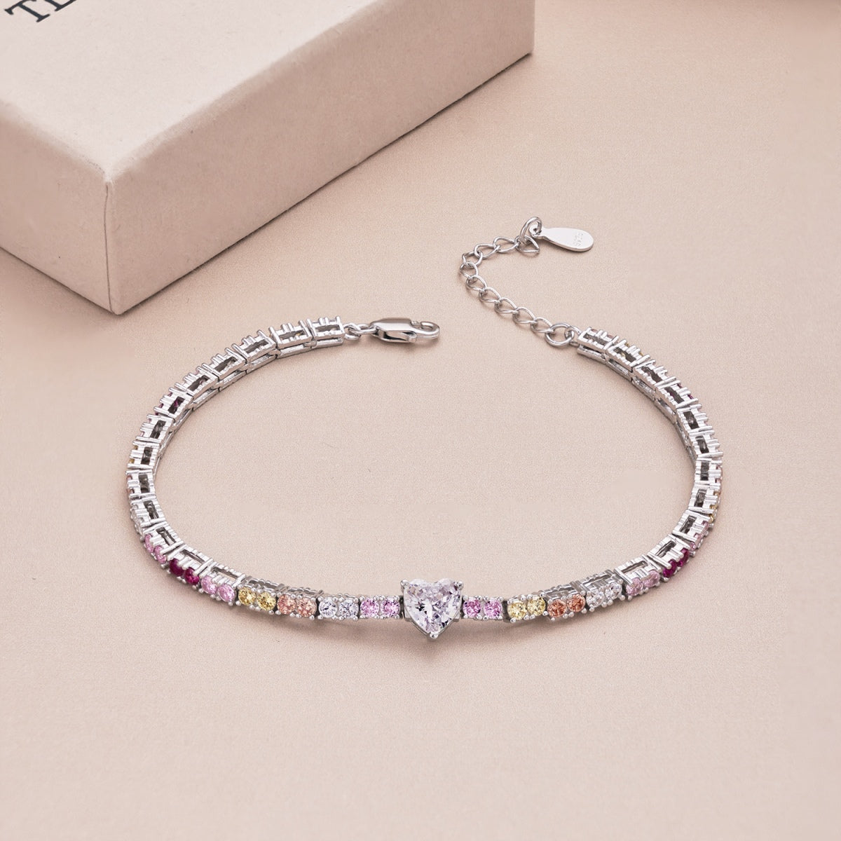 [Solara Jewelry ]Zartes romantisches Herzform-Armband für Verliebte
