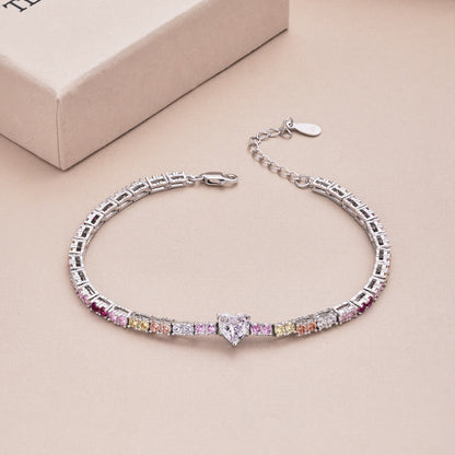 [Solara Jewelry ]Zartes romantisches Herzform-Armband für Verliebte