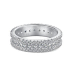 [Solara Jewelry ]Delicate Colorful Round Cut Daily Ring