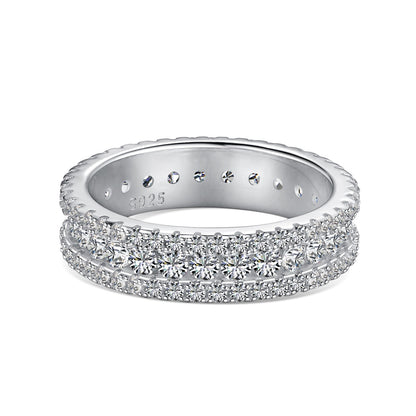 [Solara Jewelry ]繊細でカラフルなラウンドカットのデイリーリング