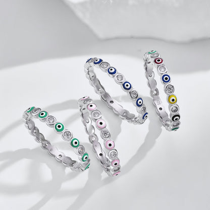 [Solara Jewelry ]きらめく鮮やかなラウンドシェイプのデイリーリング