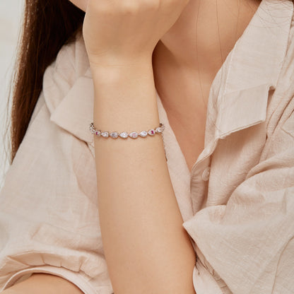 [Solara Jewelry ]0,25 Karat Radiant Wassertropfenform Tägliches Armband