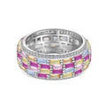 [Solara Jewelry ]Radiant Colorful Radiant Cut Daily Ring