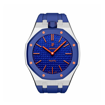 Royal Oak Pop Black Steel Case & Silicone Strap