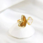 [Solara Jewelry ]LUCKY BETWEEN THE FINGER RING