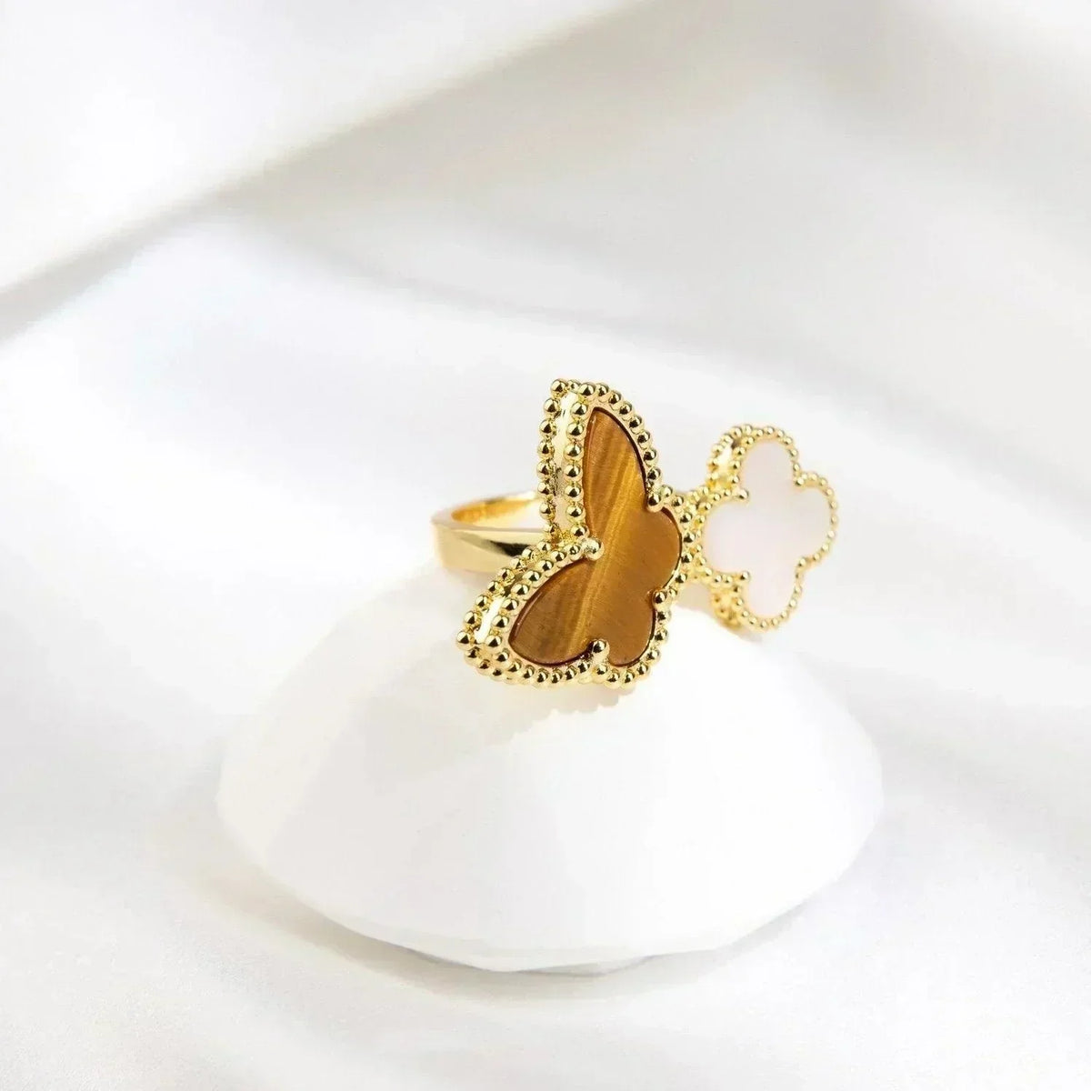 [Solara Jewelry ]LUCKY BETWEEN THE FINGER RING
