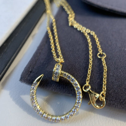 [Solara Schmuck ]JUSTE HALSKETTE GOLD DIAMANTEN