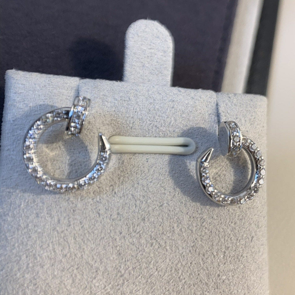 [Solara Jewelry ]ジュストイヤリング シルバーダイヤモンド