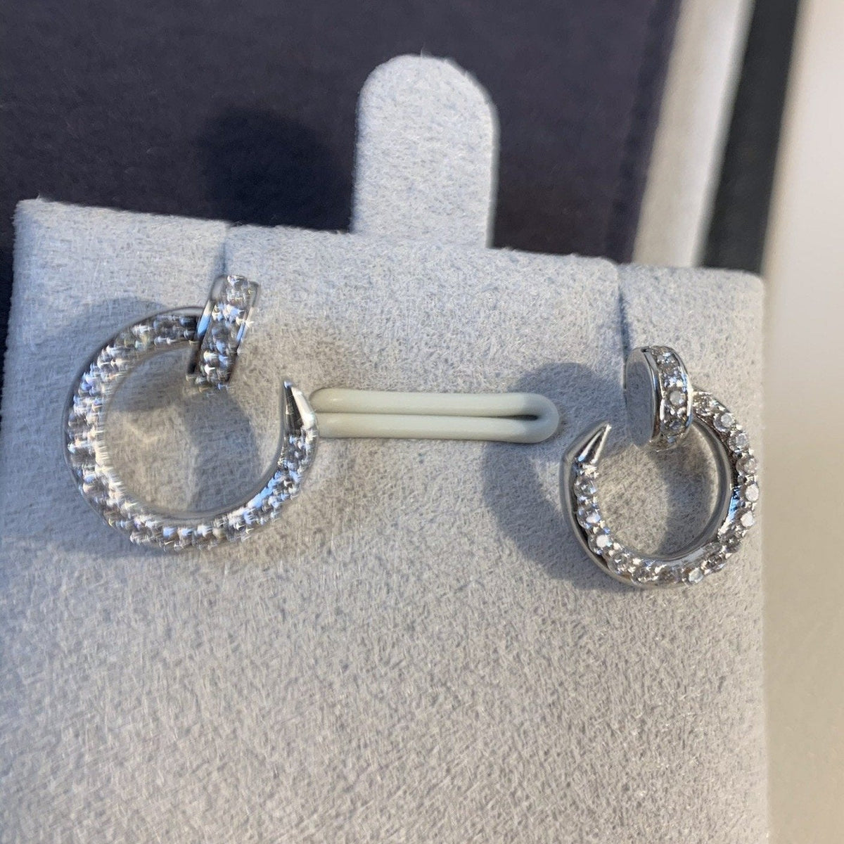 [Solara Jewelry ]ジュストイヤリング シルバーダイヤモンド