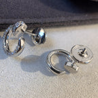 [Solara Jewelry ]ジュストイヤリング シルバーダイヤモンド