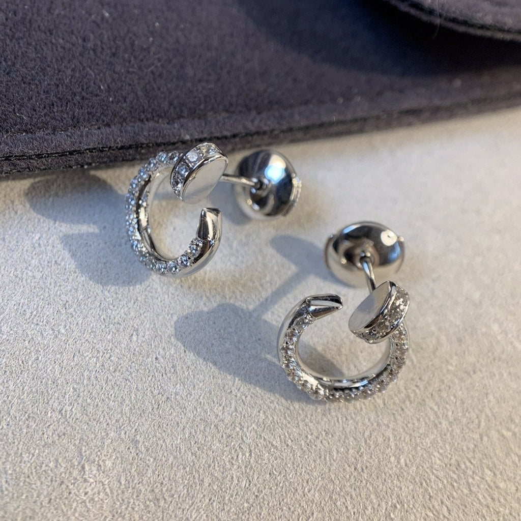[Solara Jewelry ]ジュストイヤリング シルバーダイヤモンド