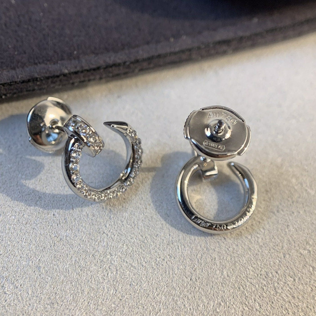 [Solara Jewelry ]ジュストイヤリング シルバーダイヤモンド