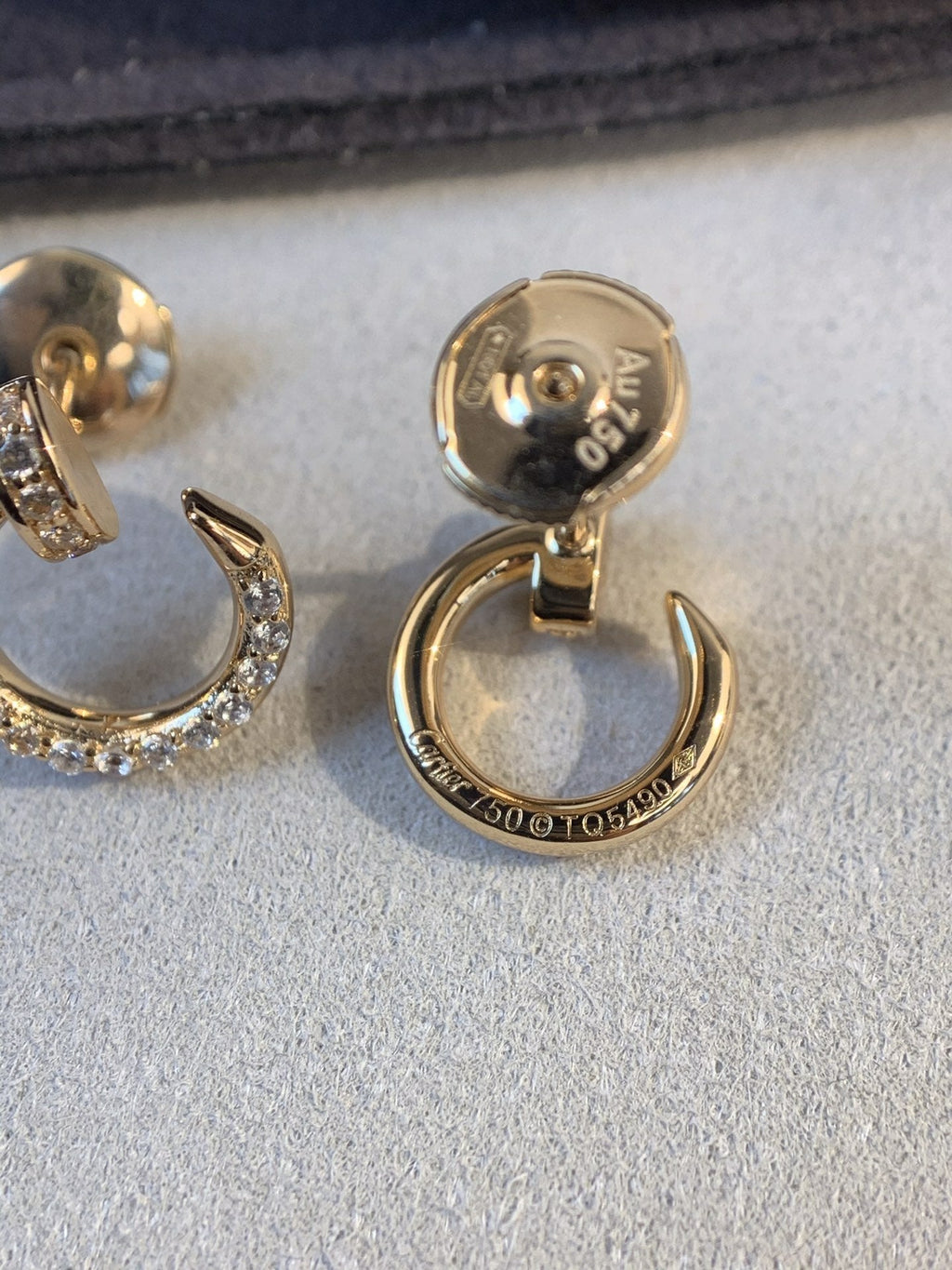 [Solara Jewelry ]JUSTE OHRRINGE GOLD DIAMANTEN