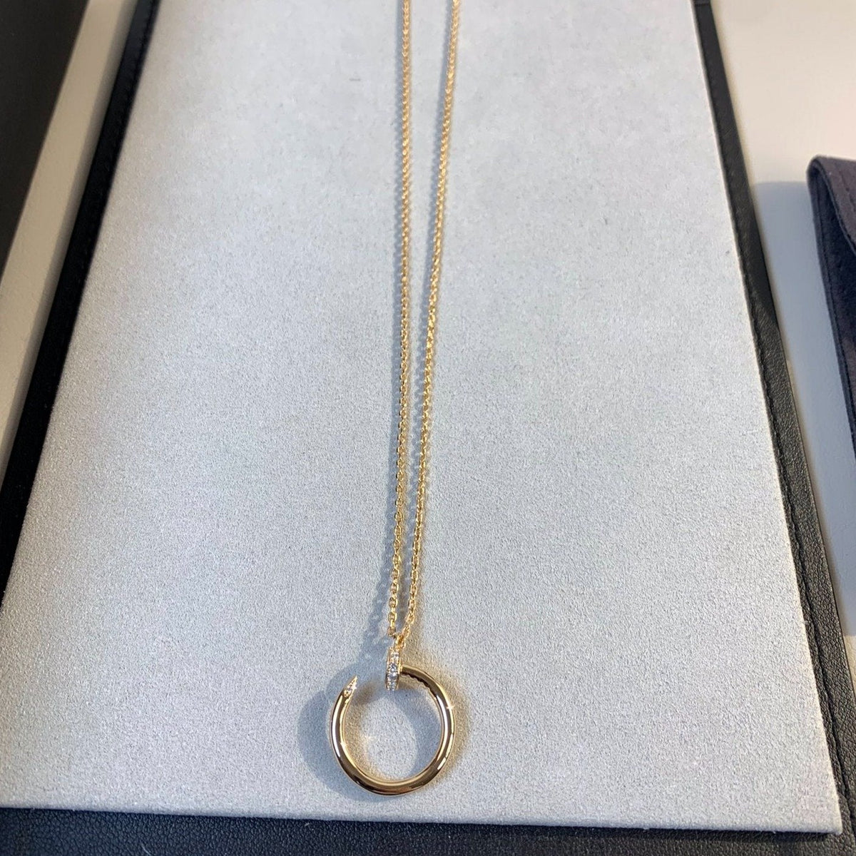 [Solara Jewelry ]JUSTE NECKLACE PINK GOLD