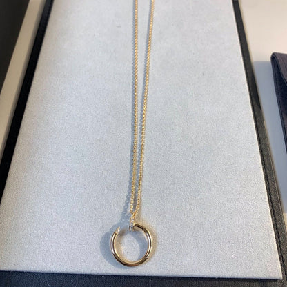 [Solara Jewelry ]JUSTE NECKLACE PINK GOLD