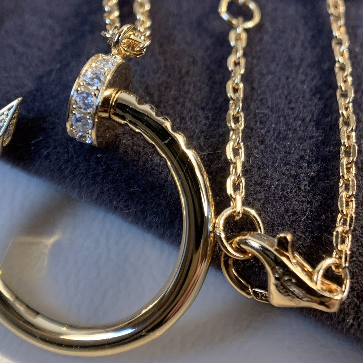 [Solara Jewelry ]JUSTE NECKLACE PINK GOLD
