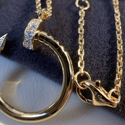[Solara Jewelry ]JUSTE NECKLACE PINK GOLD