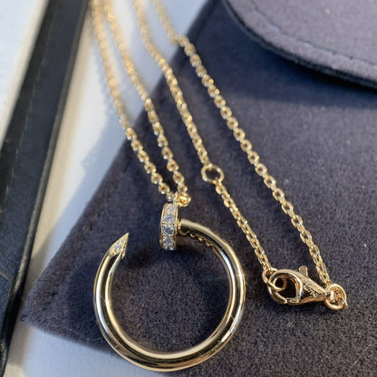 [Solara Jewelry ]JUSTE NECKLACE PINK GOLD