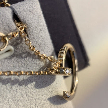 [Solara Jewelry ]JUSTE NECKLACE PINK GOLD