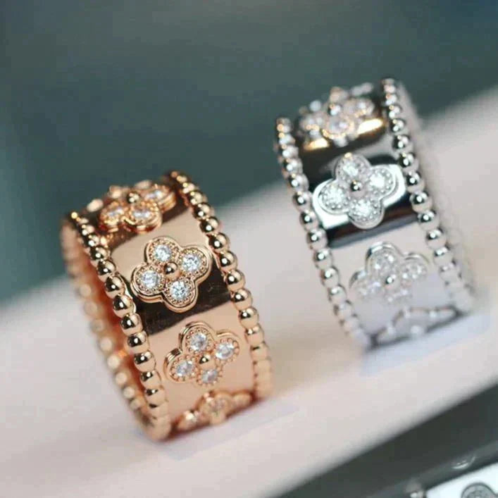 [Solara Jewelry ]CLOVER KALEIDOSCOPE RING 10MM