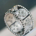 [Solara Jewelry ]CLOVER KALEIDOSCOPE RING 10MM